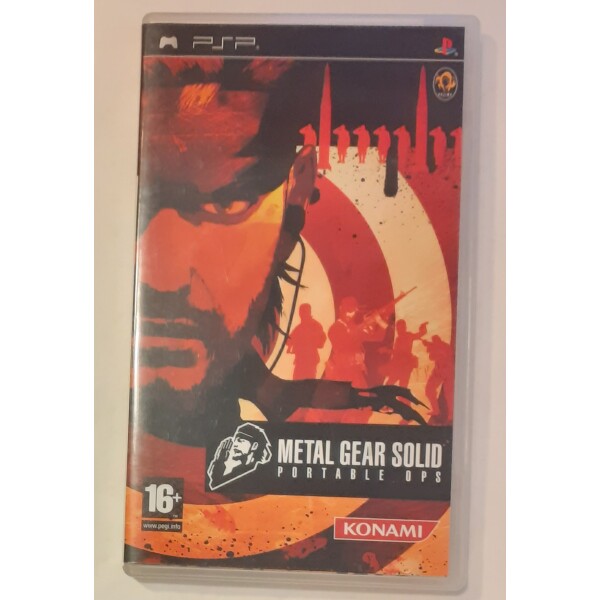 PSP Metal Gear Solid Portable Ops