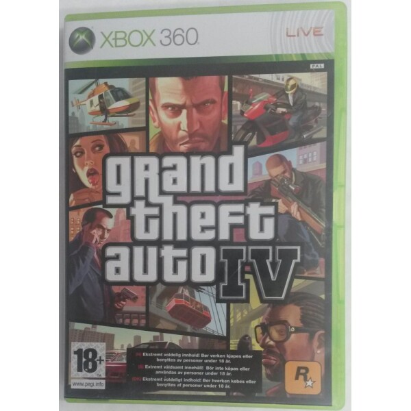 360 GTA 4 (med karta)