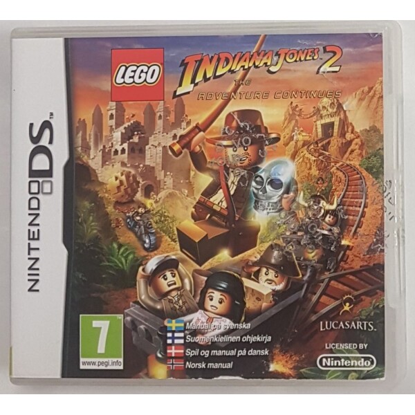 DS Lego Indiana Jones 2 (utan bok)