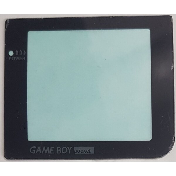 GB Utbytesglas till Gameboy Pocket (Svart/Vit)