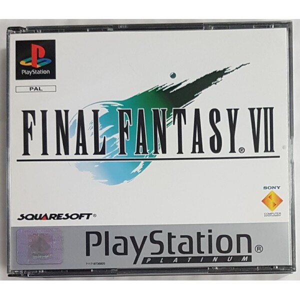 PS1 Final Fantasy VII 7 platinum