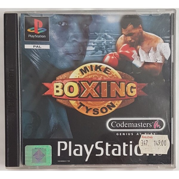 PS1 Mike Tyson Boxing (utan försättarblad)