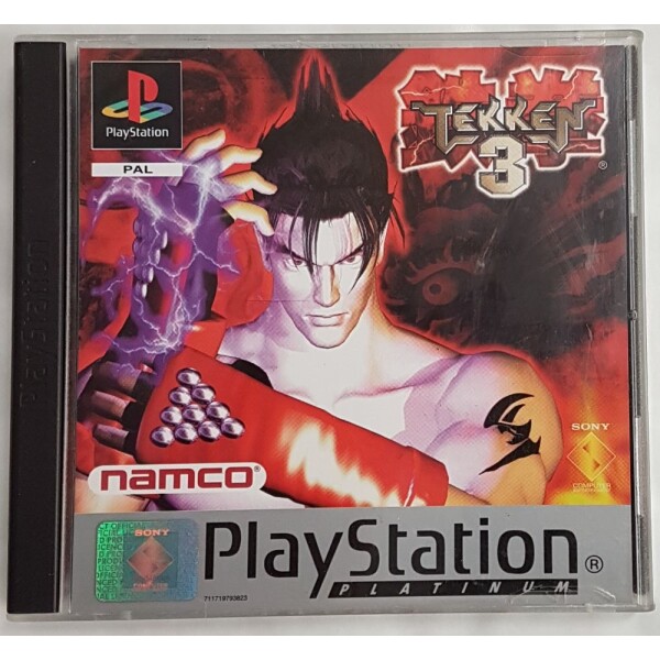 PS1 Tekken 3 platinum (utan bok)