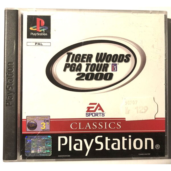 PS1 Tiger Woods Golf 2000 platinum