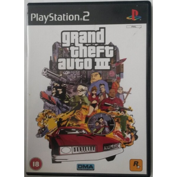 PS2 Grand Theft Auto III - GTA 3