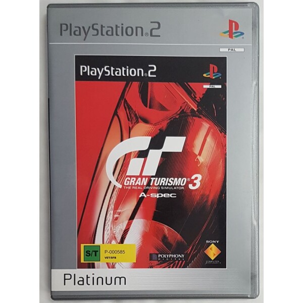 PS2 Gran turismo 3 a-spec platinum