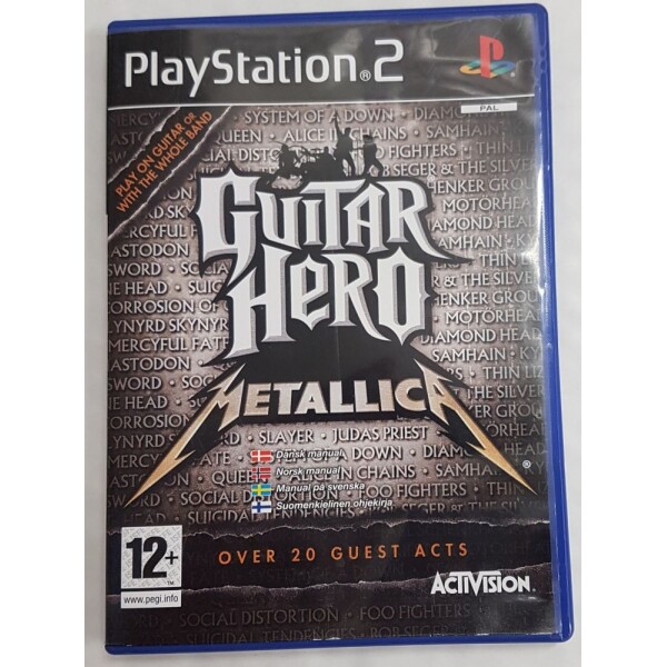 PS2 Guitar Hero Metallica