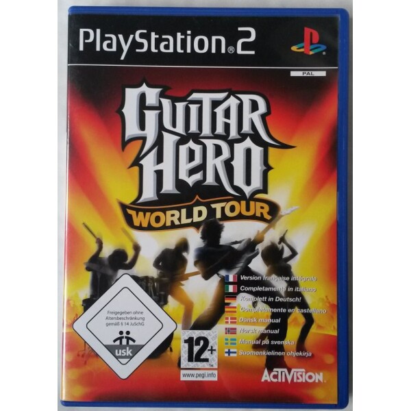 PS2 Guitar Hero World tour