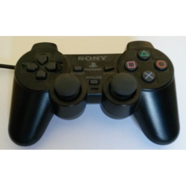 PS2 Handkontroll Original Svart (BEG)