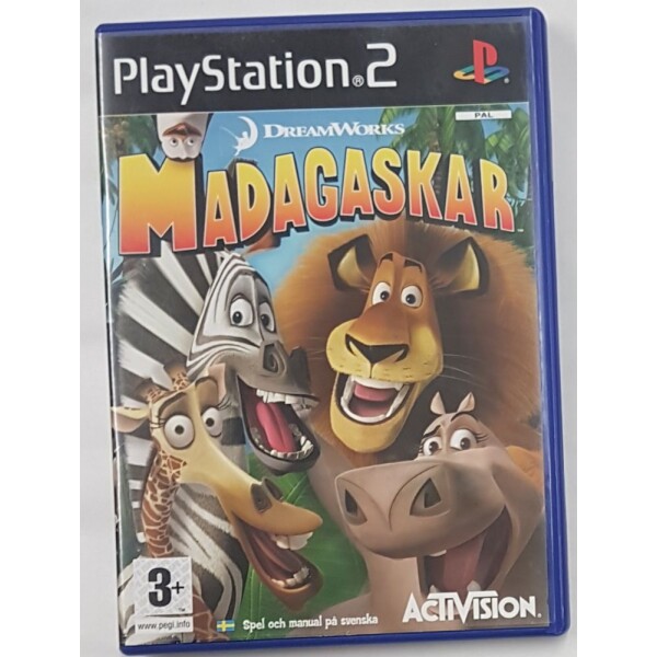 PS2 Madagaskar (Svensksåld)