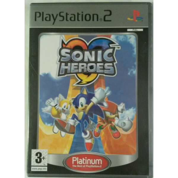 PS2 Sonic Heroes Platinum (utan bok9