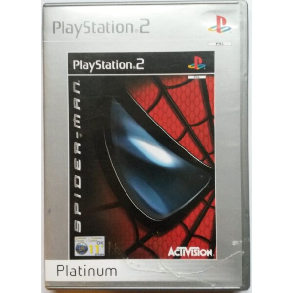 PS2 Spider-Man platinum (utan bok)