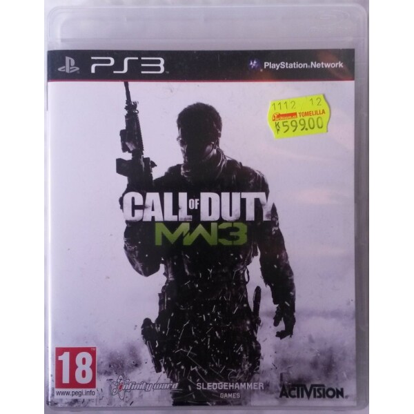 PS3 Call of Duty Modern warfare 3