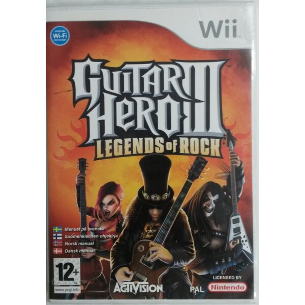 Wii Guitar Hero 3 Legends of rock