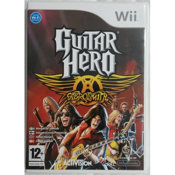 Wii Guitar Hero Aerosmith