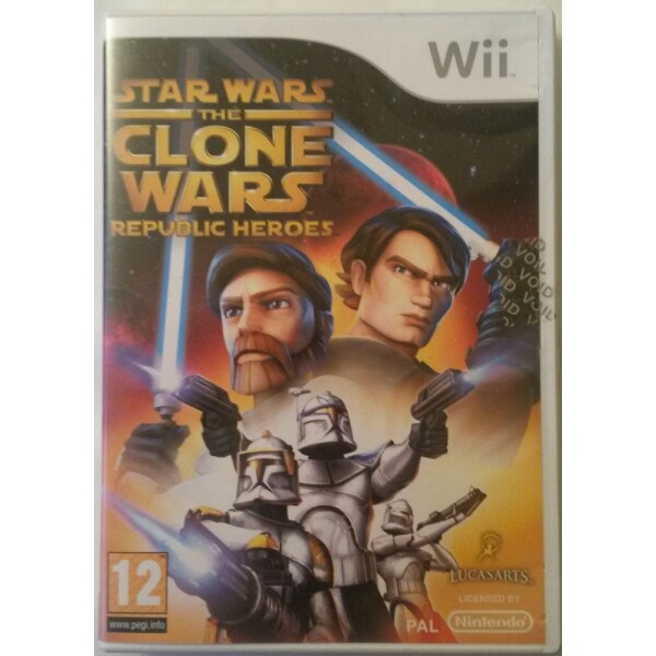 Wii Star Wars the clone wars Republic heroes