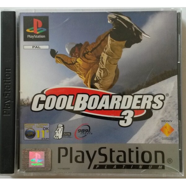 PS1 Cool Boarders 3 platinum (utan bok)