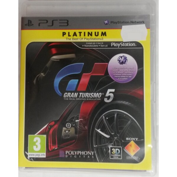 PS3 Gran Turismo 5 platinum