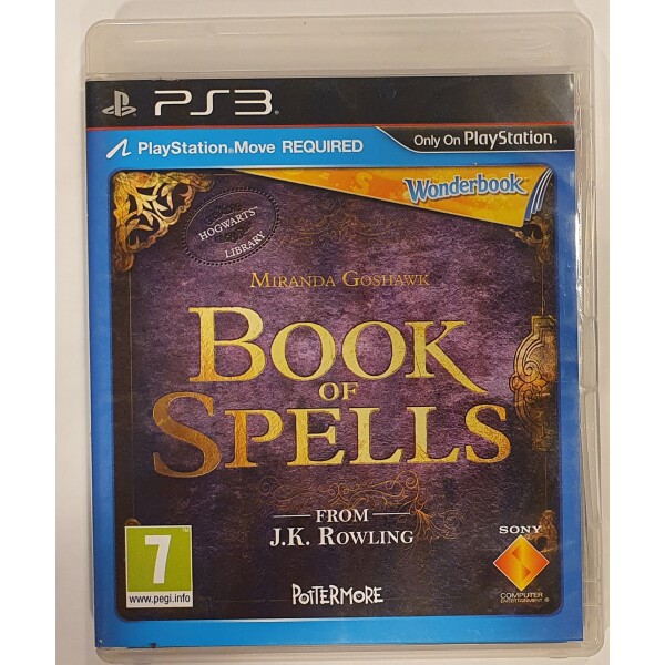 PS3 Wonderbook - Book of Spells  (Move) (endast spelet)