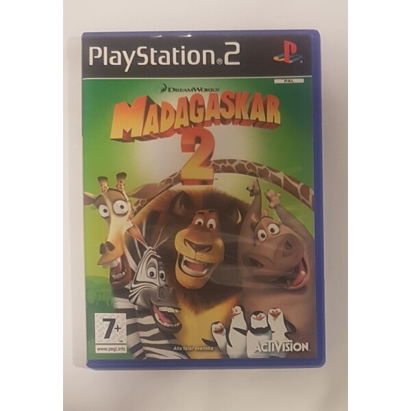 PS2 Madagaskar 2 (Svensksåld)