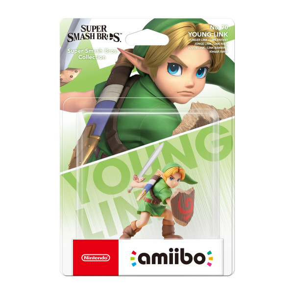 Amiibo – Super Smash Collection – Nr. 70 – Young Link (Nytt)