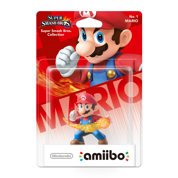 Amiibo - Super Smash Collection - Nr. 1 - Mario (Nytt)