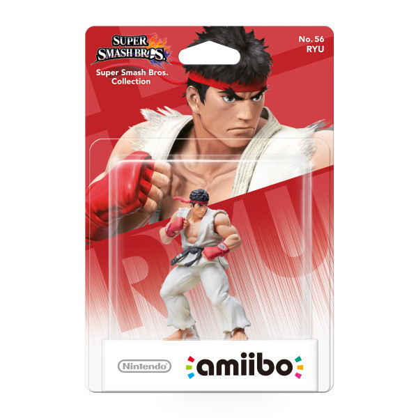 Amiibo - Super Smash Collection - Nr. 56 - Ryu (Nytt)