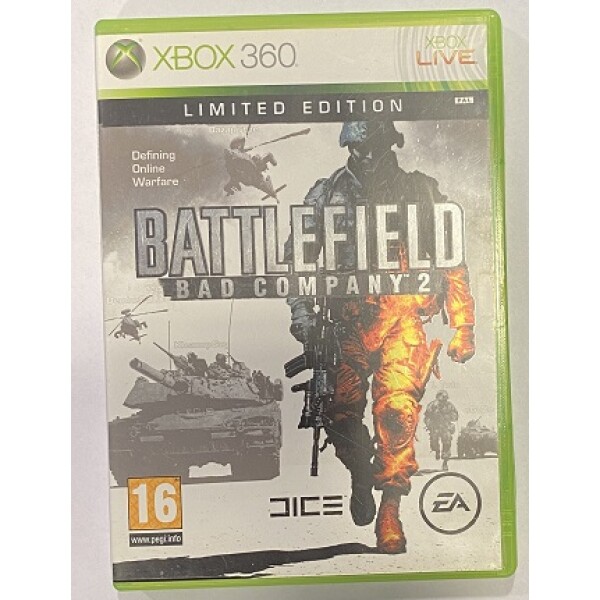 360 Battlefield Bad company 2 limited edition