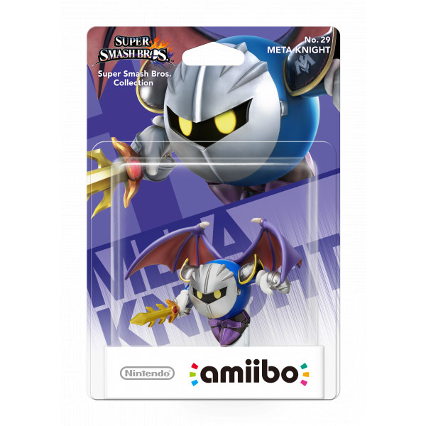 Amiibo – Super Smash Collection - Nr. 29 - Meta Knight (Nytt)