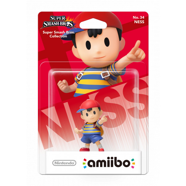 Amiibo - Super Smash Collection - Nr. 34 - NESS (Nytt)