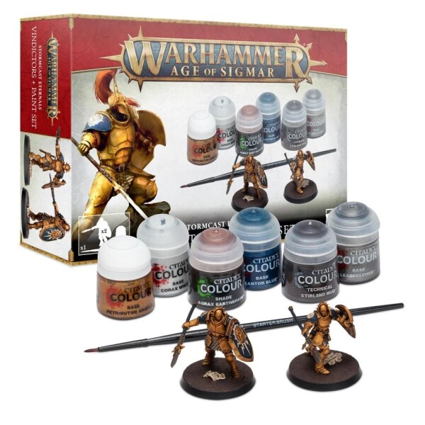 WH Stormcast Vindictors + Paint set (Ny) UTG