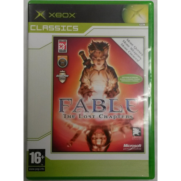 X Fable The Lost Chapters classics