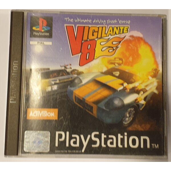 PS1 Vigilante 8 (utan försättsblad)