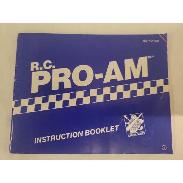 NES Manual R.C. Pro-am SCN