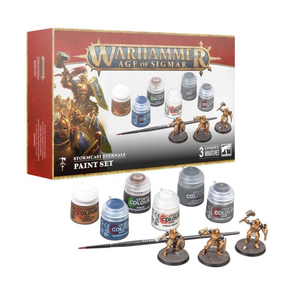 WH Age of Sigmar - Stormcast Eternals Paint Set (Ny)