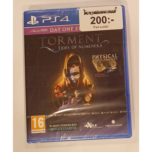 PS4 Torment - Tides of Numenera - day one edition (Nytt)