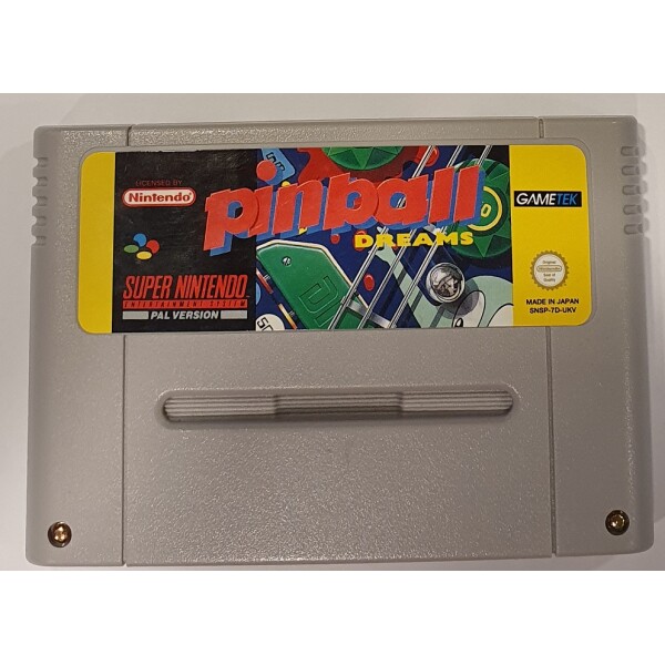 SNES Pinball Dreams UKV