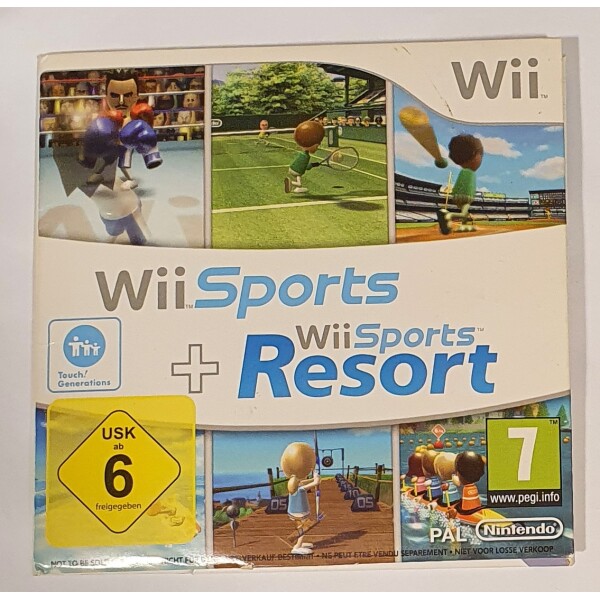 Wii Sports + Sports Resort (i lilla fodralet)