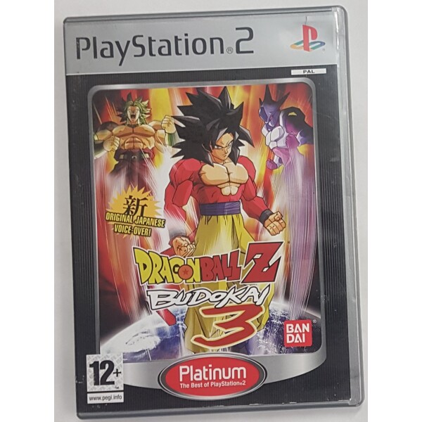 PS2 Dragon Ball Z Budokai 3 Platinum (utan bok)