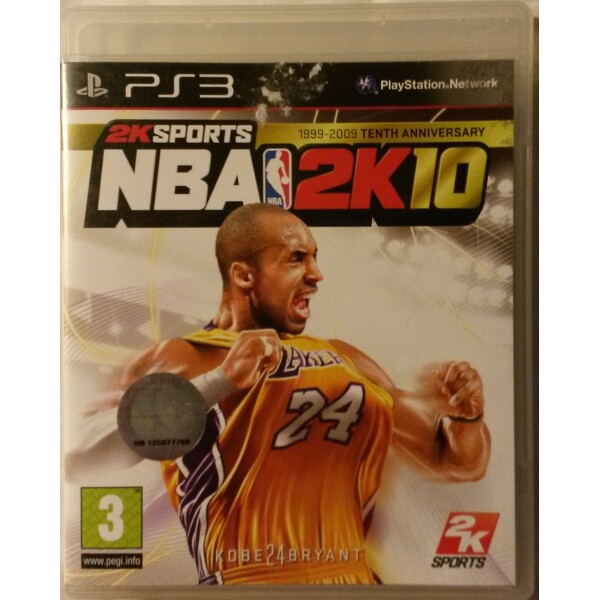 PS3 NBA 2K10 (utan bok)