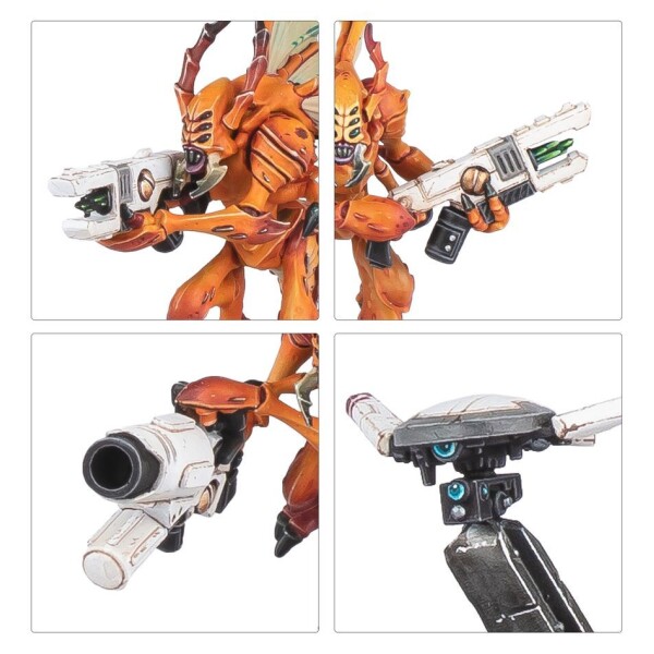 WH Kill Team Tau Empire Auxiliaries Vespid Stingwings (Ny) - Bild 2