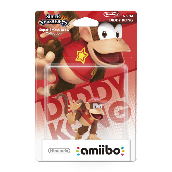 Amiibo - Super Smash Collection - Nr. 14 - Diddy Kong (Nytt)