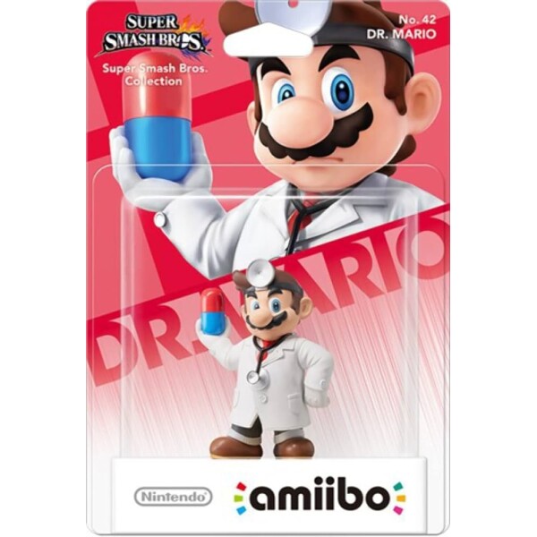 Amiibo – Super Smash Collection Nr. 42 Dr. Mario (Nytt)