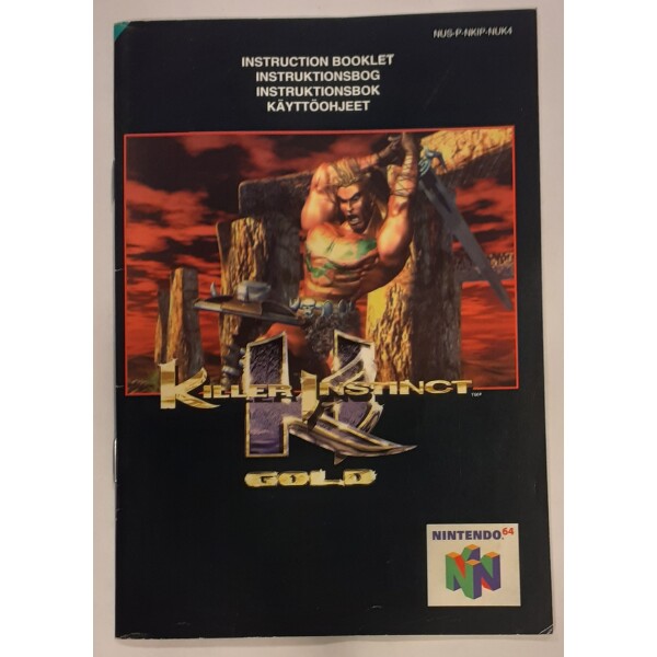 N64 Manual Killer instinct