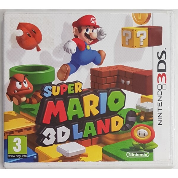 3DS Super Mario Land (med nyutskrivet omslag) (utan bok)