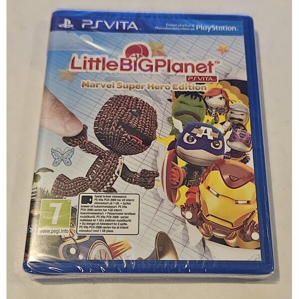 PS-VITA Little Big Planet Marvel Super Heroes Edition (Nytt Inplastat)