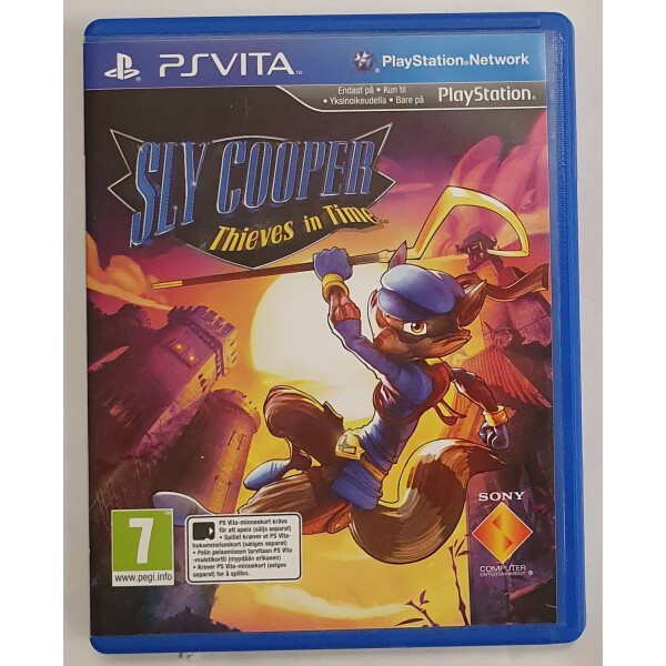 PS-VITA Sly Cooper Thieves in Time (utan bok)