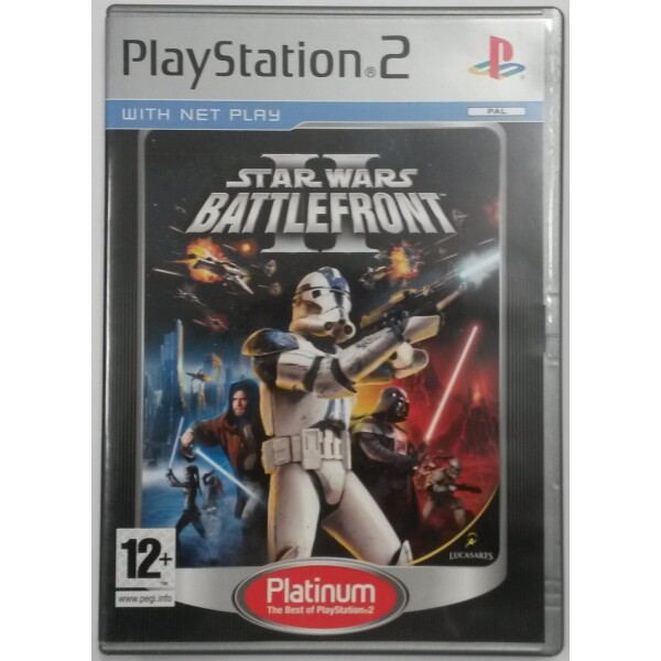 PS2 Star Wars Battlefront 2 platinum