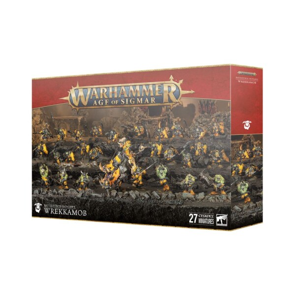 WH AoS Battleforce: Ironjawz Wrekkamob (Ny)