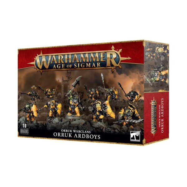 WH AoS Orruk Warclans Orruk Ardboys (Ny)